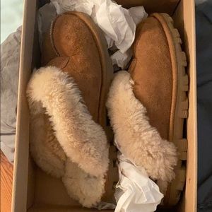 UGG chestnut coquette slippers size 7